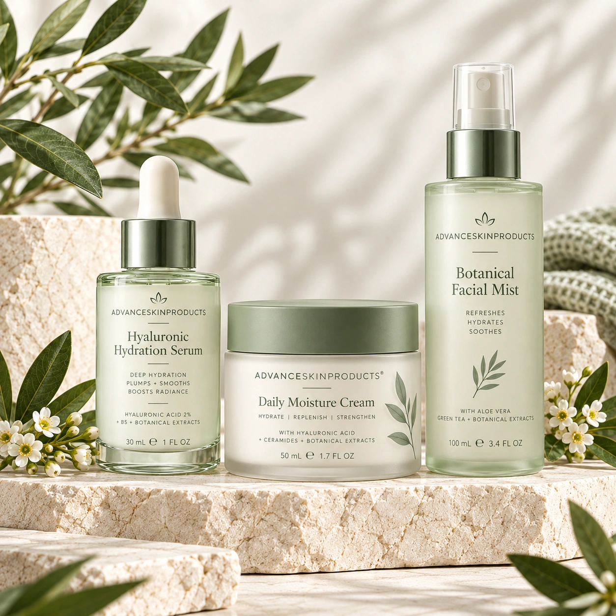 Advanceskinproducts Hydration Essentials Trio