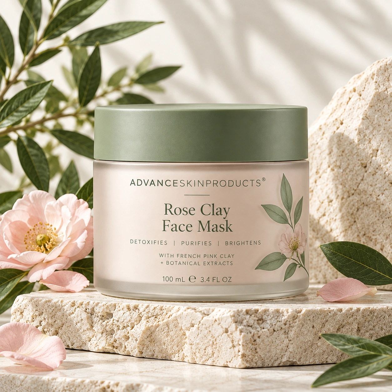 Advanceskinproducts Rose Clay Face Mask